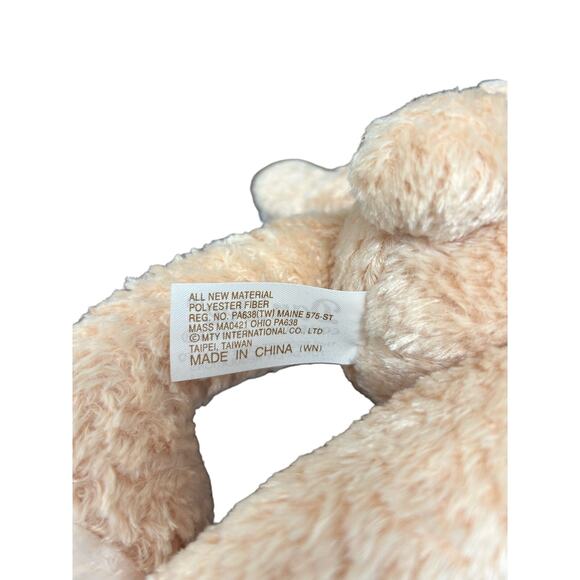 Vintage 12" Dan Dee Brown 100th Anniversary Teddy Bear Plush American Flag Scarf - Picture 5 of 8